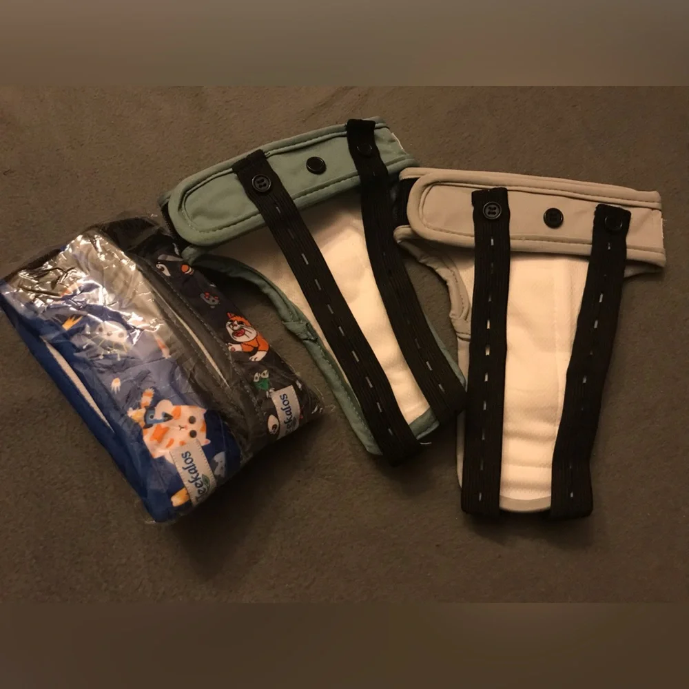 NEW Bundle Of 5 Reusable Cat Diapers
